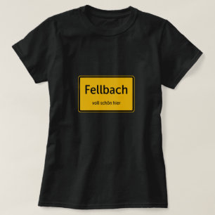Fellbach Damen Frauen T-Shirt Tshirt Shirt