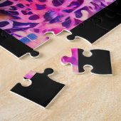 Fellige psychedelische farbenfrohe Träume Puzzle (Seite)