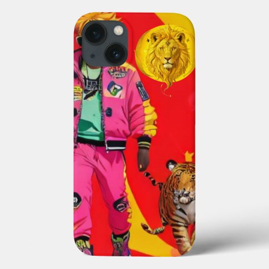 Felliger Charisma-Tiger-Handy-Schutz – Lebendiges Case-Mate iPhone Hülle (Rückseite)