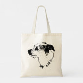 Felliger Hund-Tasche Tragetasche (Rückseite)
