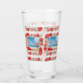Felliger und heller Weihnachten Glas (Rückseite)