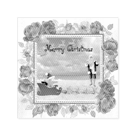 Felliger und heller Weihnachten Permastempel (Design)