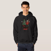 Fellin' Jolly  Christmas Tree Hot Cocoa Coffee Hoodie (Vorne ganz)