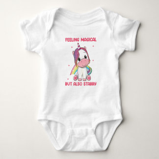 Felling Magical Unicorn Baby Strampler