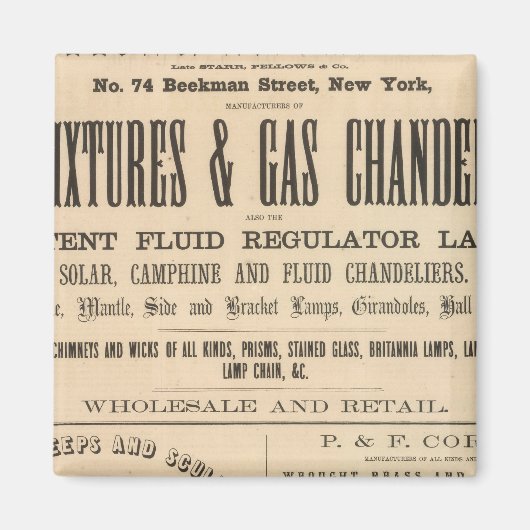 Fellows, Hoffman und Company Magnet (Vorne)