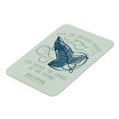 Fellowship Elven Brooch Quote Graphic Magnet (Linke Seite)