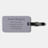 Fellowship of the Ring Trail Gepäckanhänger (Rückseite horizontal)