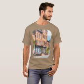 Fells Point Straße retro T-Shirt (Vorne ganz)