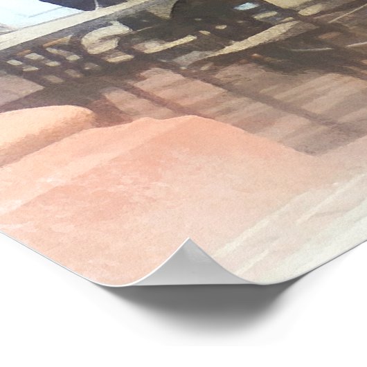 Fells Point Street Poster (Ecke)