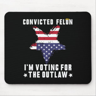 Felon 2024 Donald Trump 2024 bringt Amerika zurück Mousepad