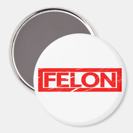 Felon Briefmarke Magnet (Vorderseite/Rückseite)