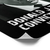 Felon Donald Trump Guilty sperrt Trump das Gefängn Poster (Ecke)