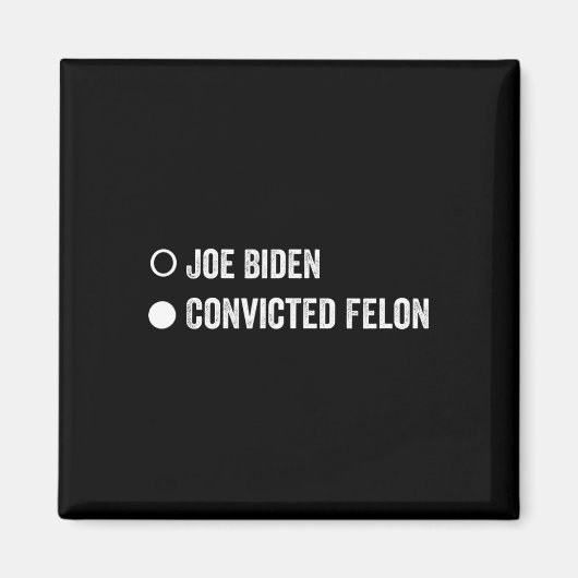 Felon Funny Pro Trump 2024 Magnet (Vorne)