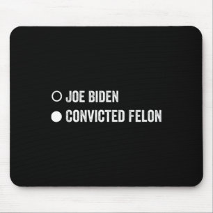 Felon Funny Pro Trump 2024 Mousepad