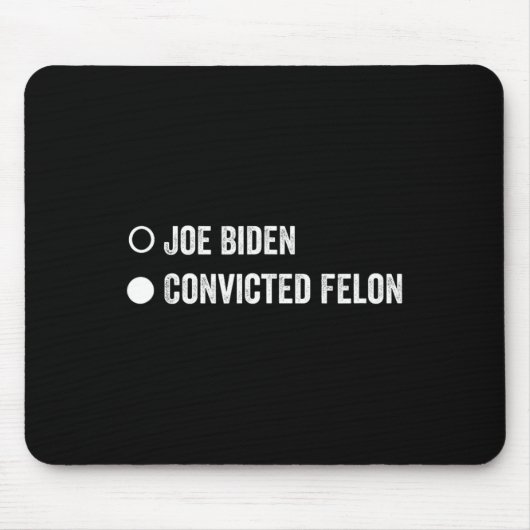 Felon Funny Pro Trump 2024 Mousepad (Vorne)