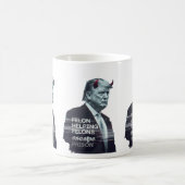 Felon Helping Felons entkommen Gefängnis Evil Trum Kaffeetasse (Mittel)