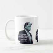 Felon Helping Felons entkommen Gefängnis Evil Trum Kaffeetasse (Links)