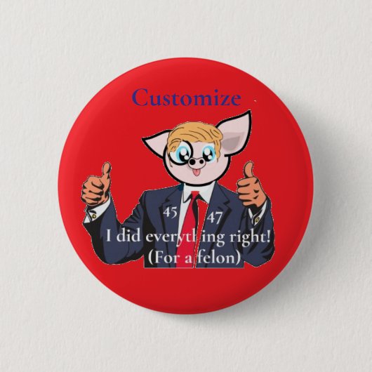 Felon Präsident Thunder_Cove Button (Vorderseite)