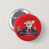 Felon Präsident Thunder_Cove Button (Vorne & Hinten)