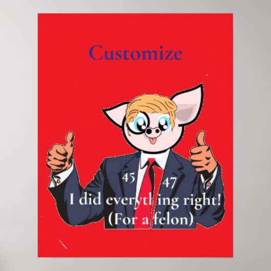 Felon Präsident Thunder_Cove Poster (Vorne)