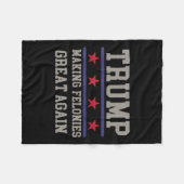 Felonies wieder zu einem lustigen politischen Humo Fleecedecke (Vorderseite (Horizontal))