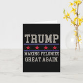 Felonies wieder zu einem lustigen politischen Humo Karte (Gelbe Blume)