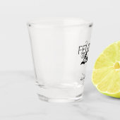 "Felon's Lounge" Shot Glass Schnapsglas (Links)
