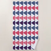 Felpudo banderines 4 de Julio Strandtuch (Vorderseite)