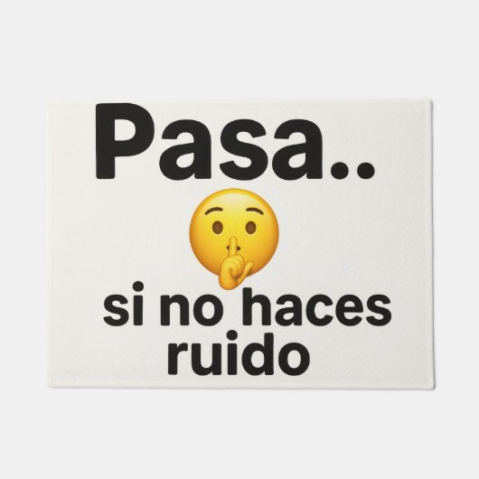 Felpudo divertido - Humor para introvertidos Fußmatte (Vorderseite)