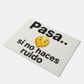 Felpudo divertido - Humor para introvertidos Fußmatte (Schrägansicht)