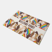 Felpudo PRIDE Fußmatte (Schrägansicht)