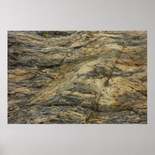 Fels aus der abstrakten Naturfotografie von Joshua Poster