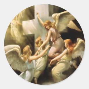 Fels der Zeiten Runder Aufkleber