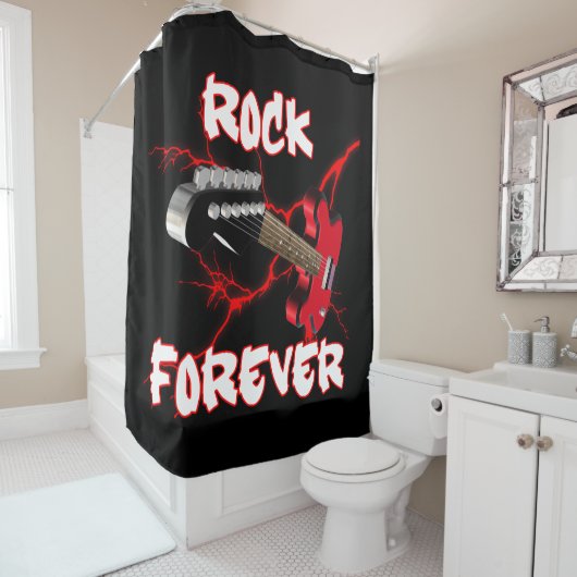 Fels für immer duschvorhang (Beispiel)