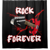 Fels für immer duschvorhang (Vorderseite)