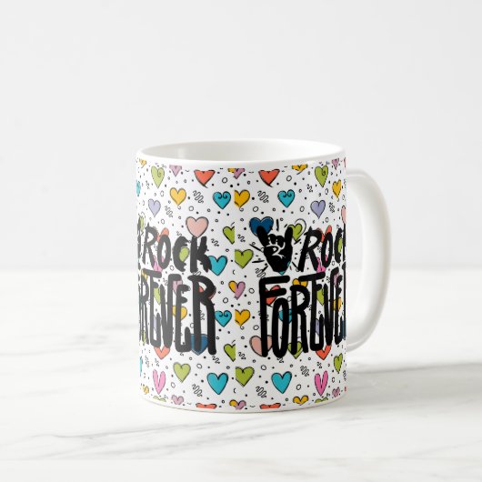 Fels für immer kaffeetasse (VorderseiteRechts)