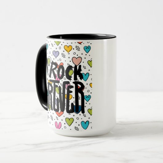 Fels für immer tasse (Vorderseite Links)