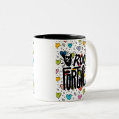 Fels für immer zweifarbige tasse (VorderseiteRechts)