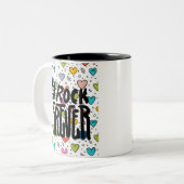 Fels für immer zweifarbige tasse (Vorderseite Links)