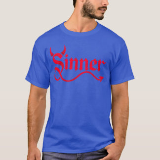 Fels Sünder Teufel Hornsegel Atheist Stolz Freund T-Shirt