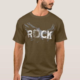 Fels Text mit Flügeln T-Shirt