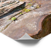 Felsbänke und Wälder beim Verbot von Staat Poster (Ecke)