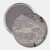 Felsbild Boca Negra Canyon Magnet (Vorderseite/Rückseite)