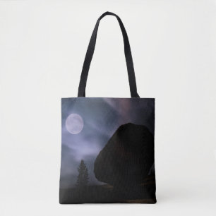 Felsbrocken im Mondlicht   Yosemite-Nationalpark Tasche