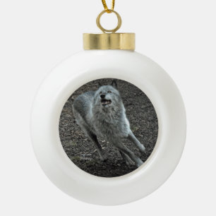 Felsbrocken Keramik Kugel-Ornament