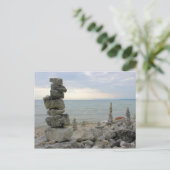 Felsdenkmäler von Mackinac Island, MI - Postkarte (Stehend Vorderseite)
