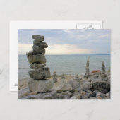 Felsdenkmäler von Mackinac Island, MI - Postkarte (Vorne/Hinten)