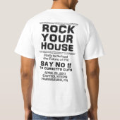 FELSEN A26 IHR HAUS Kundgebungs-Shirt (Wert) T-Shirt (Rückseite)