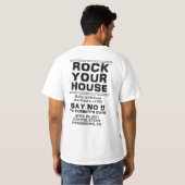 FELSEN A26 IHR HAUS Kundgebungs-Shirt (Wert) T-Shirt (Schwarz voll)
