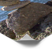 Felsen am Meer Poster (Ecke)